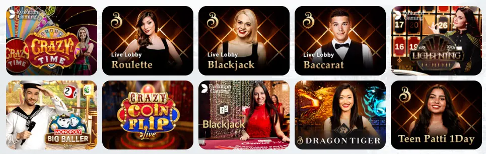 Live casino games JACKPOT GURU CASINO