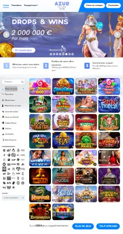the app and interface of Jackpot Guru Casino